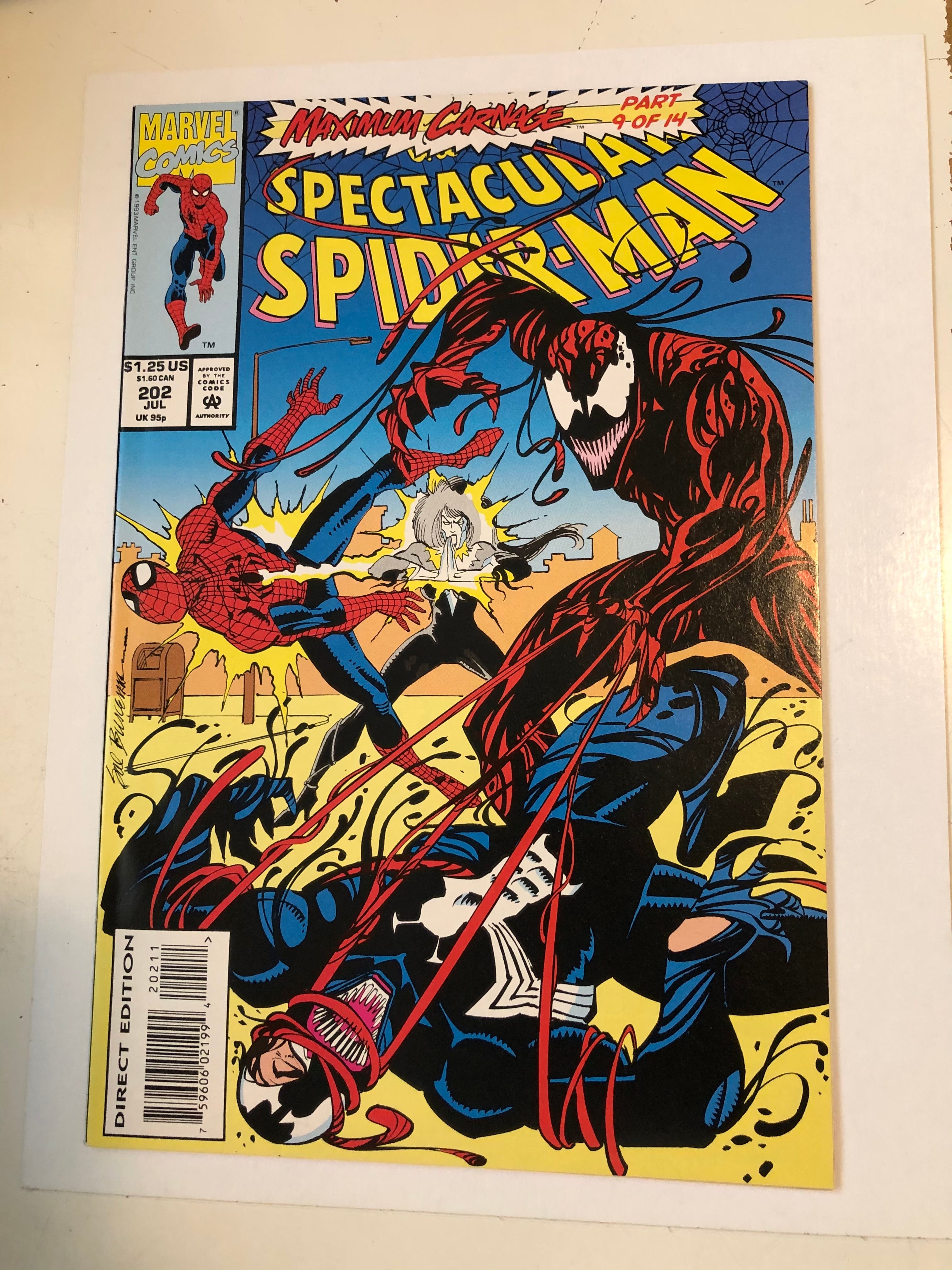 Spectacular Spider-Man #202 comic book
