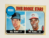 1968 Topps Hal McRae high grade condition rookie baseball card
