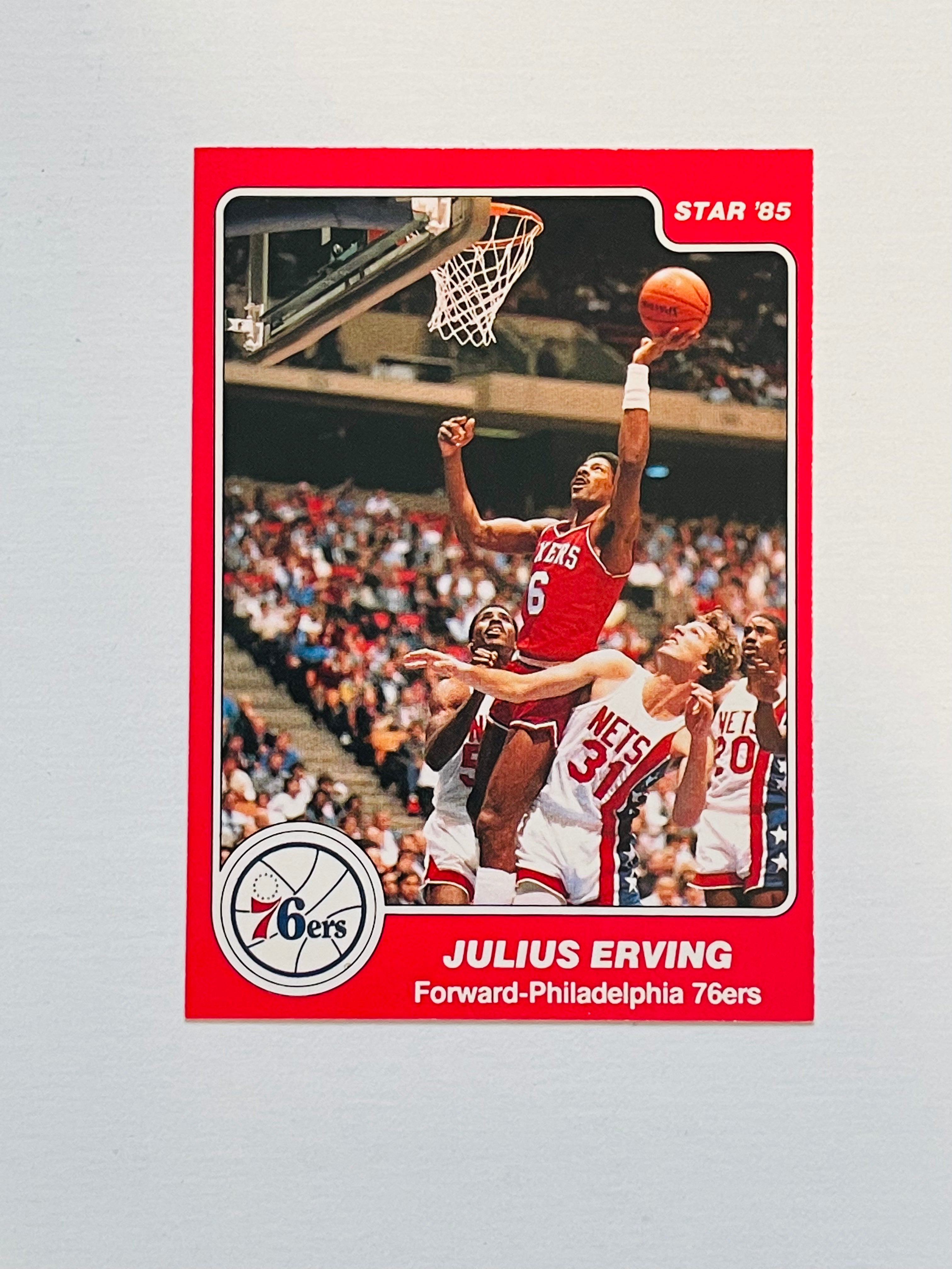 Julius Erving Star #204 high grade rare vintage basketball card 1984