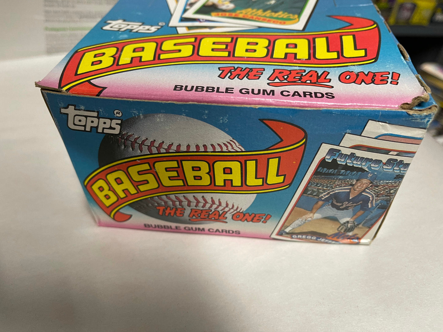 Topps baseball cards 36 packs box from 1989