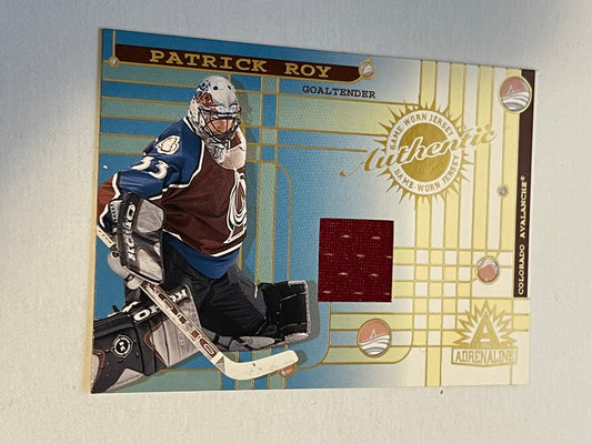 Patrick Roy Pacific hockey memorabilia insert card