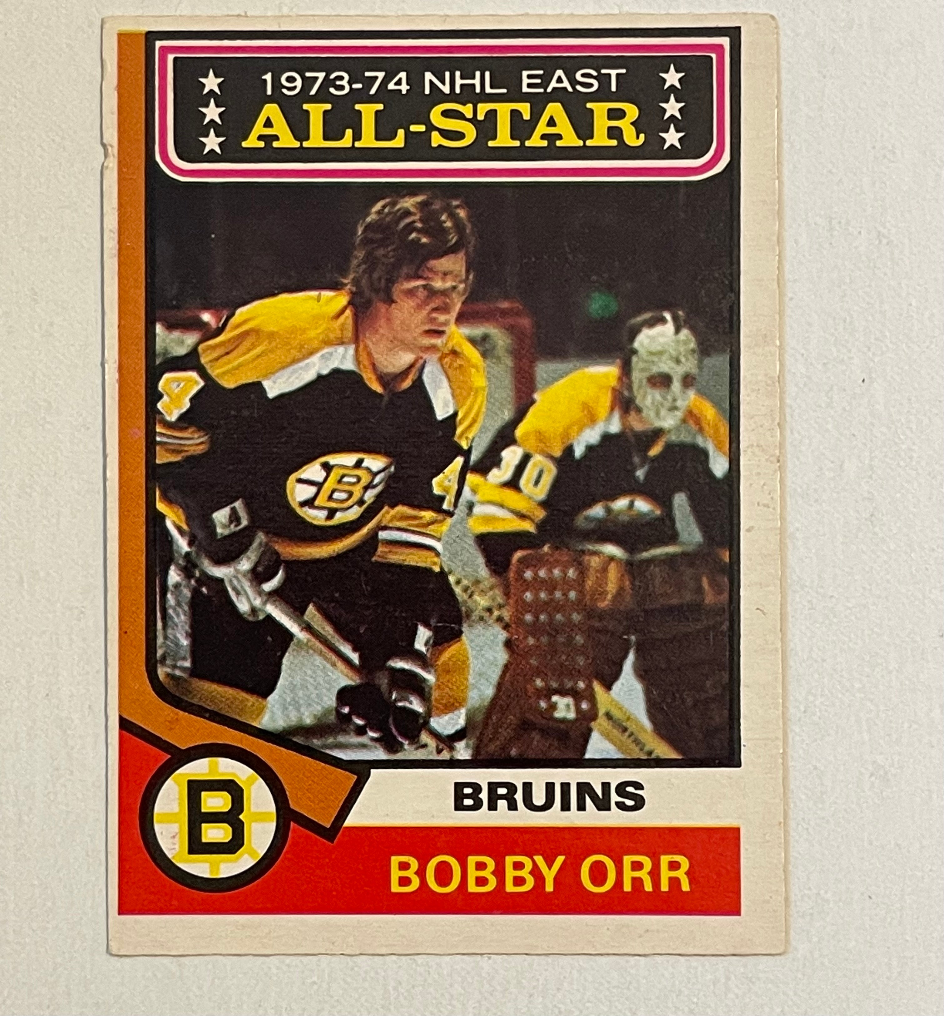 Bobby Orr hockey All-Star ex condition card 1974-75