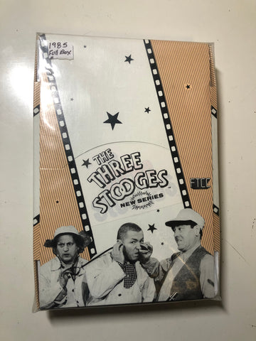 1985 Three Stooges series 2 cards full box