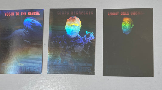 Super Mario Bros. Movie 3 rare hologram insert cards set 1993