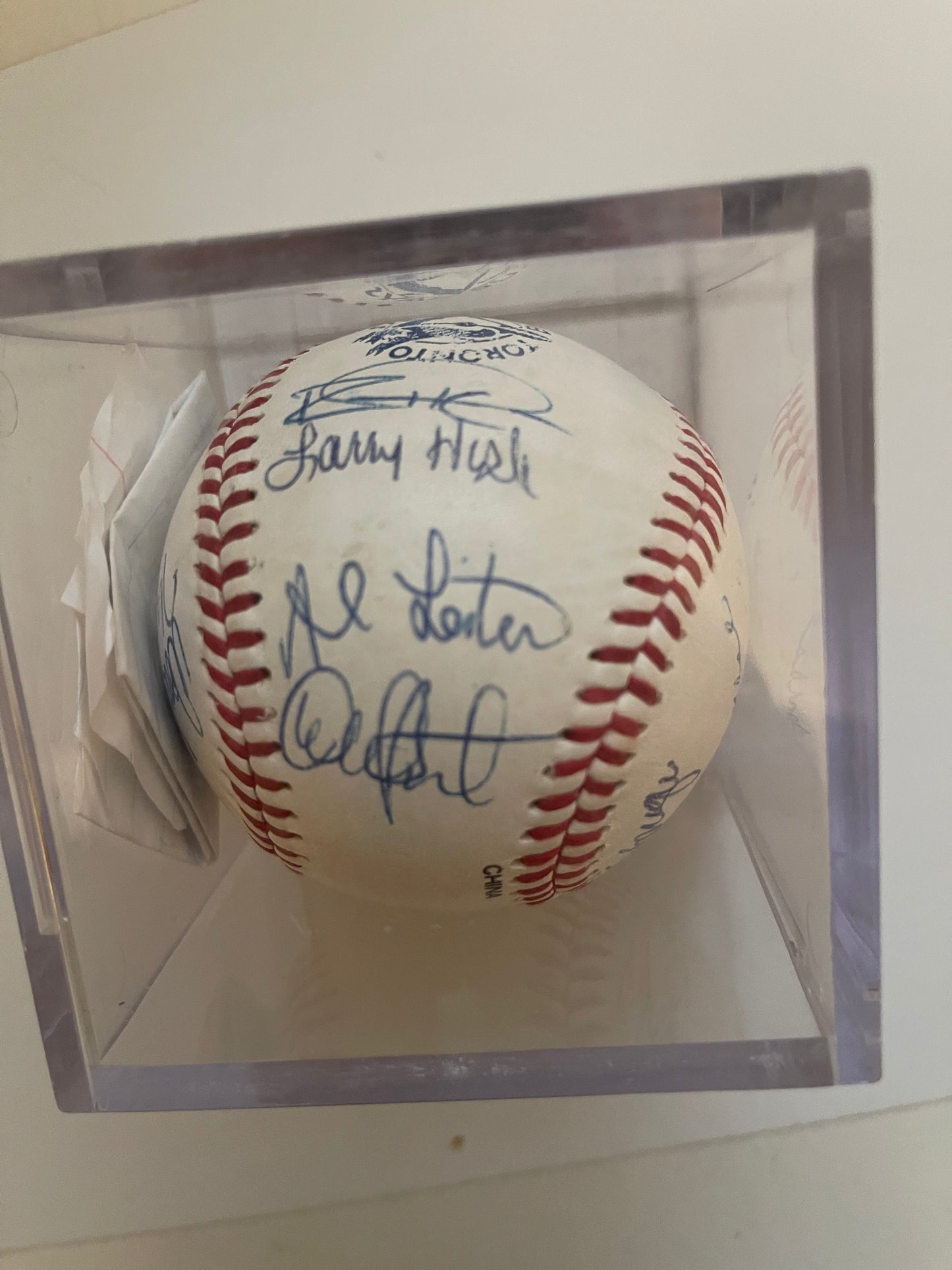 Toronto Blue Jays multi autograph baseball with COA