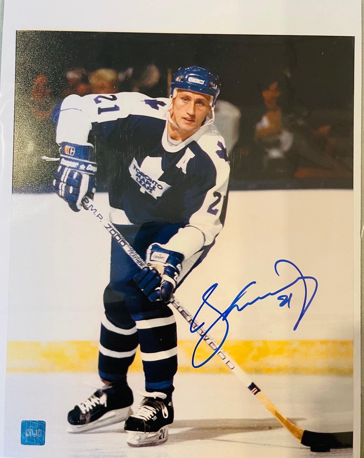 Borje Salming original autographed 8x10 photo with COA