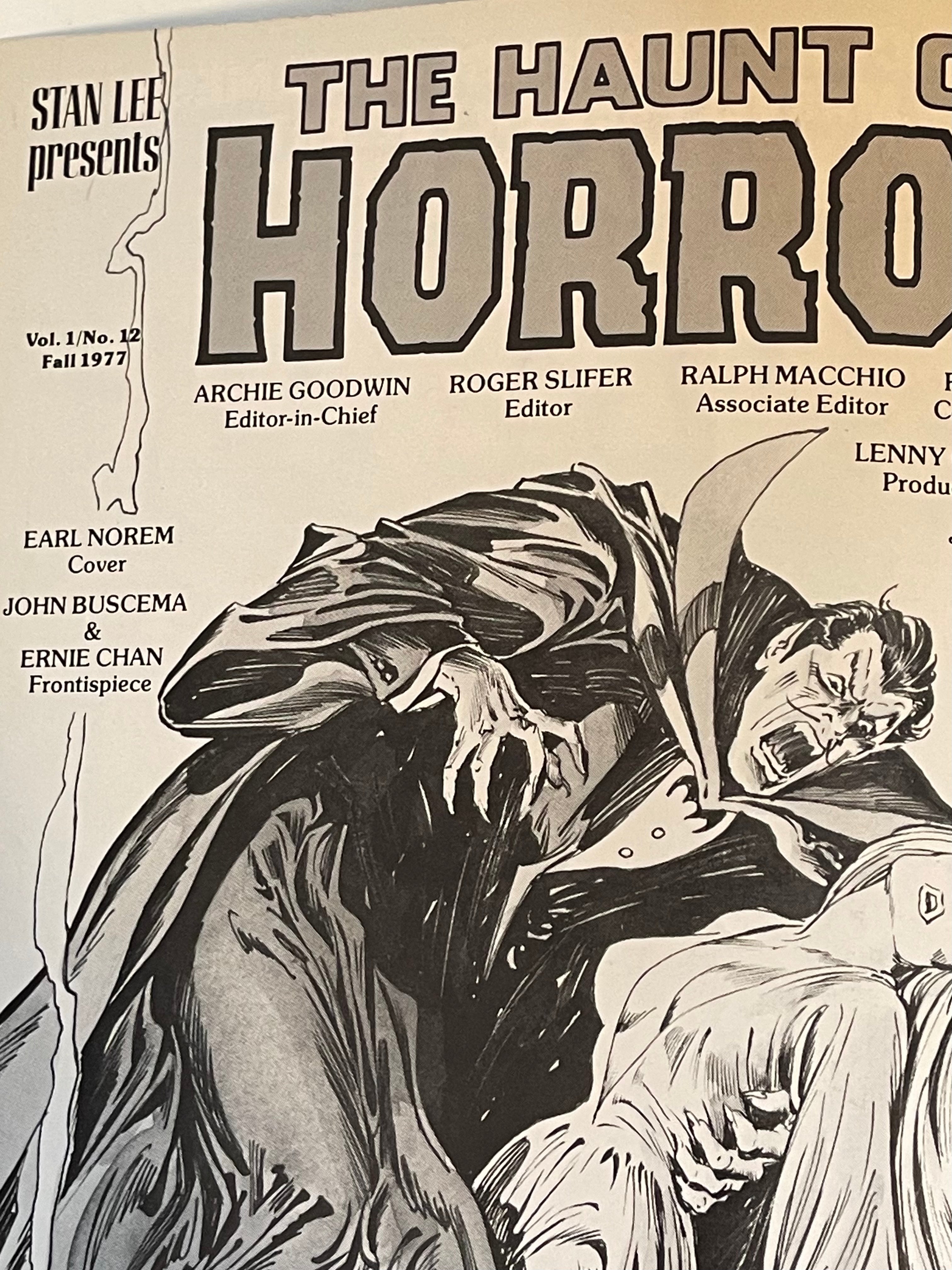 Haunt of Horror #12, 2nd app. Marvel comic magazine 1977