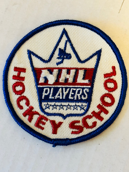 1970s hockey school 3x3 patch