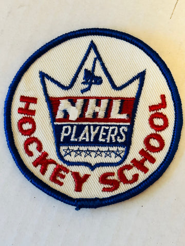 1970s hockey school 3x3 patch