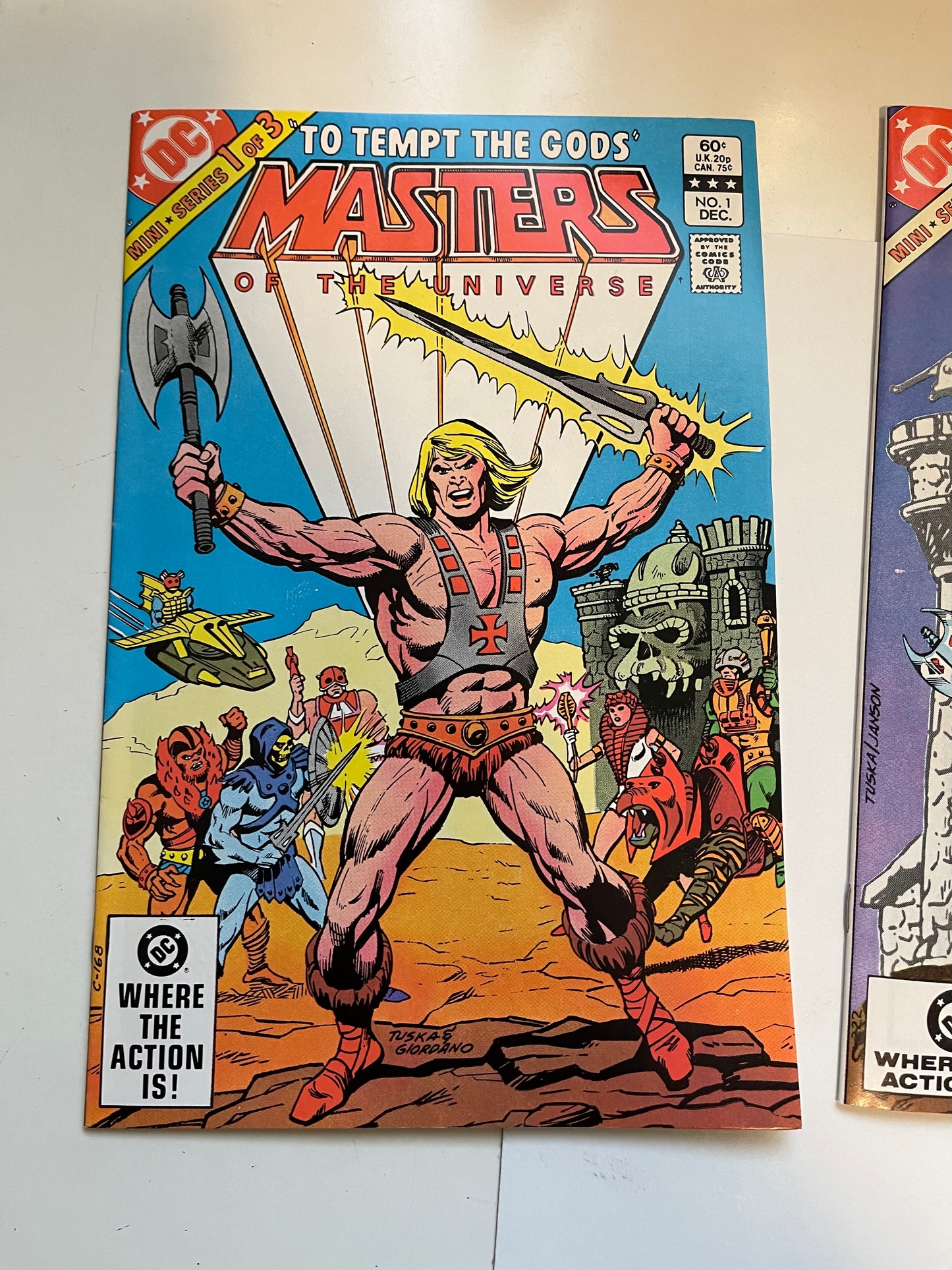 Masters of the Universe 3 comics mini series 1982