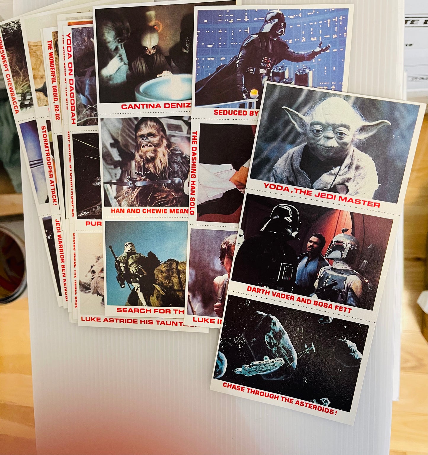 Empire Strikes Back rare Burger King 12 panels 36 cards set 1980