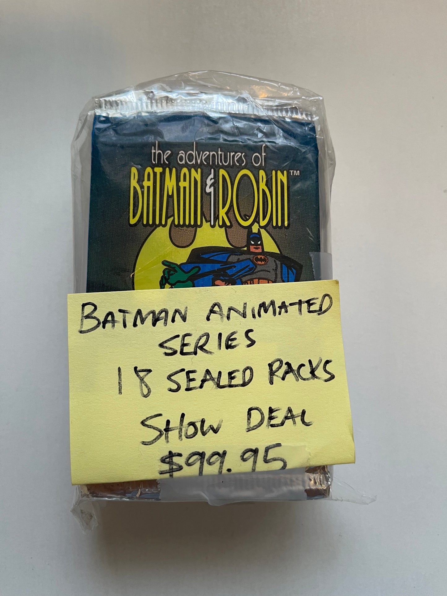 Batman Animated rare 18 sealed packs lot deal