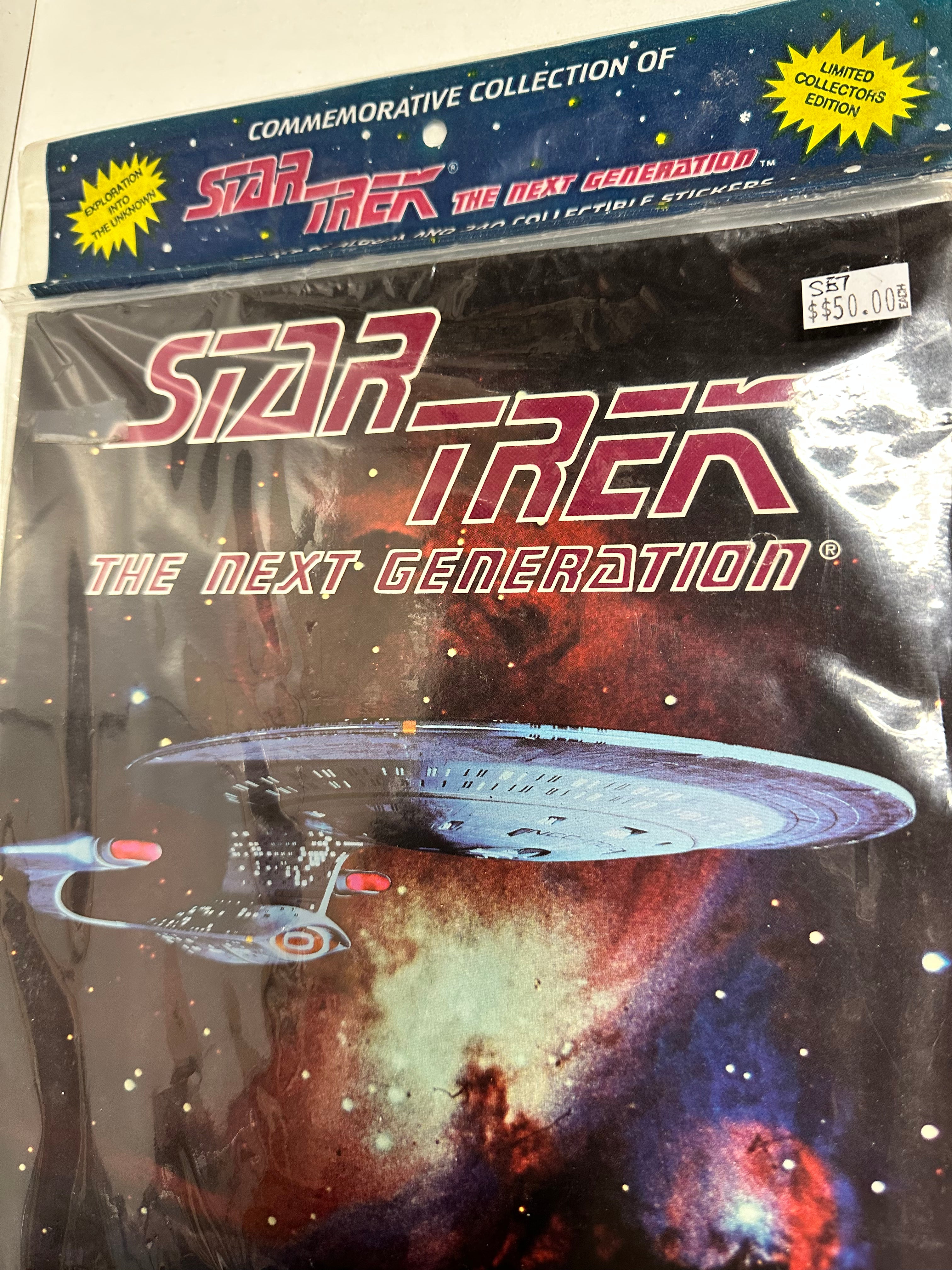 Star Trek Next Generation Panini stickers card set/album 1980s