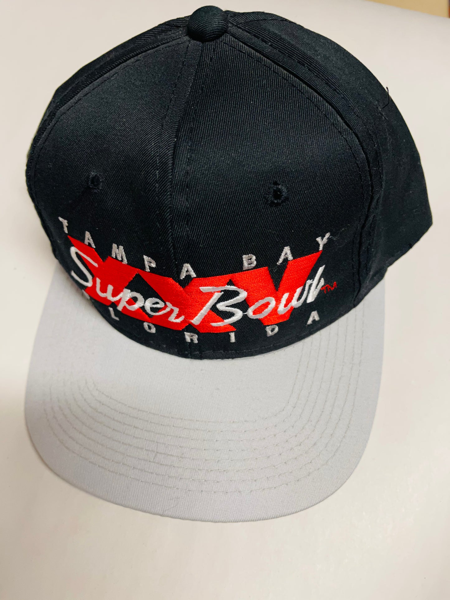 Super Bowl Tampa bay rare original snap back hat 1991