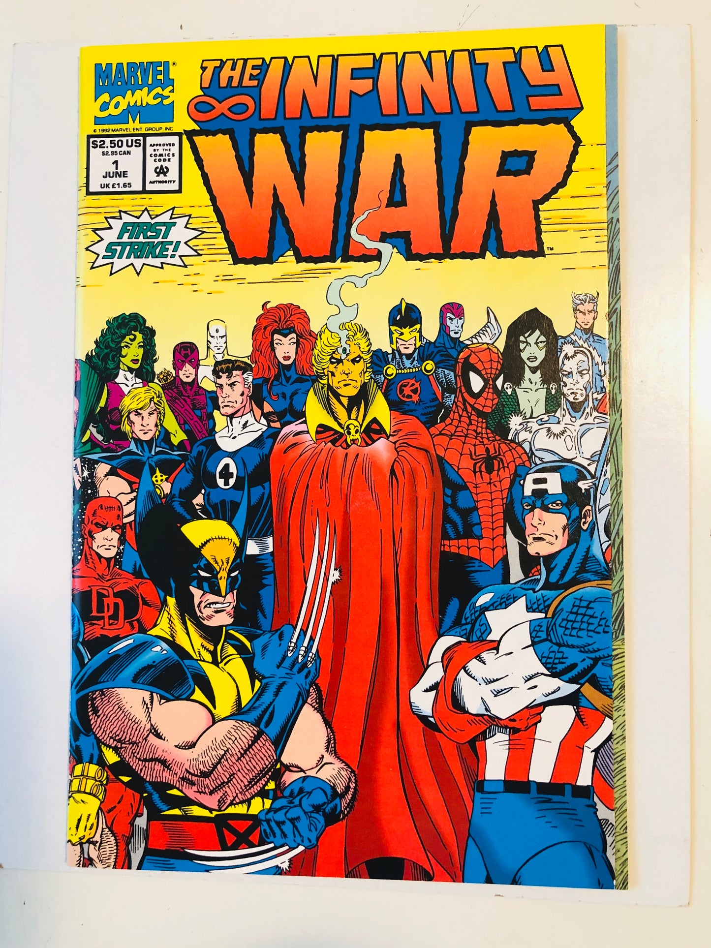 The Infinity War #1 high grade comic book 1992