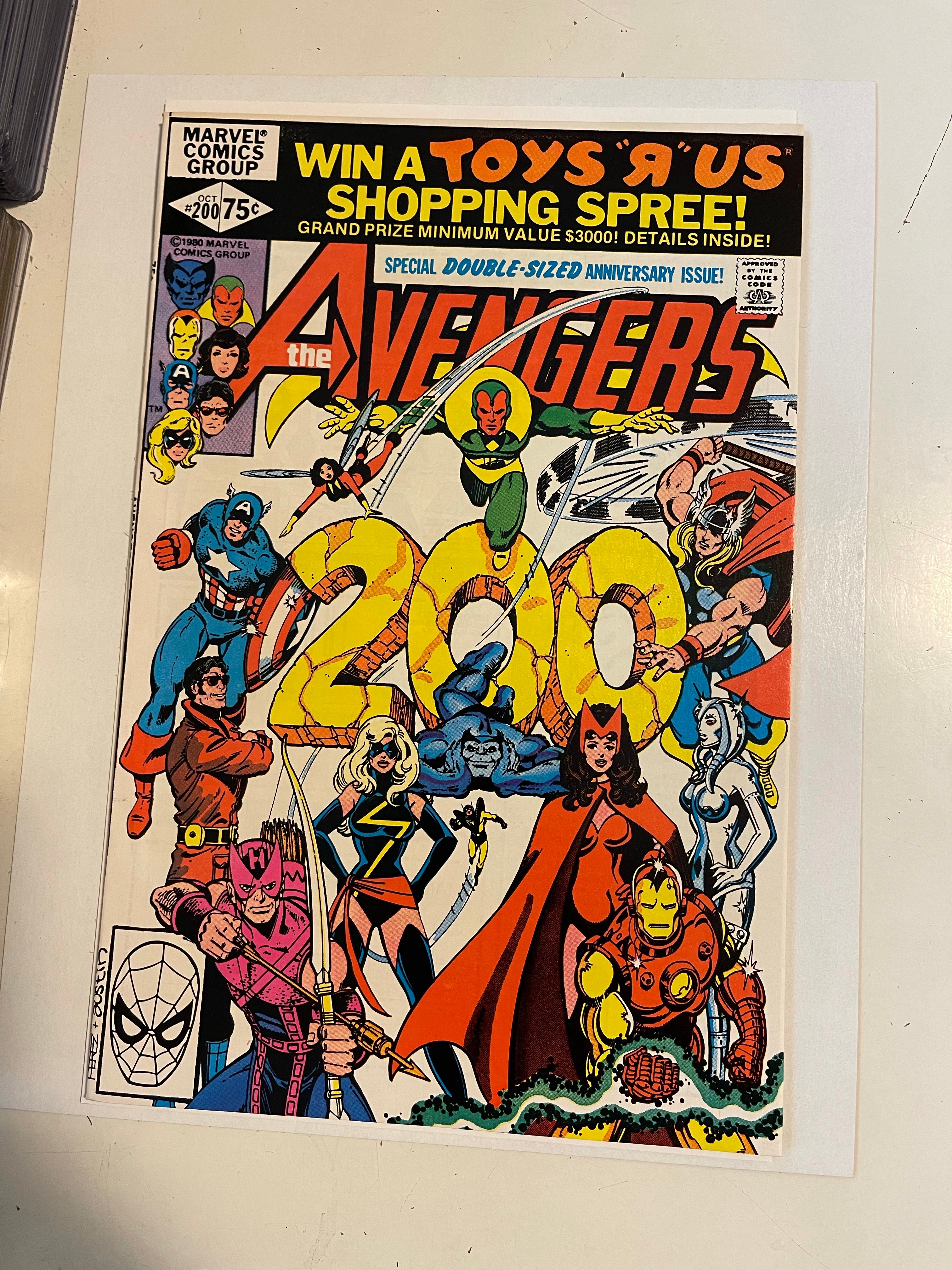 Avengers #200 Vf/Nm high grade comic book 1980
