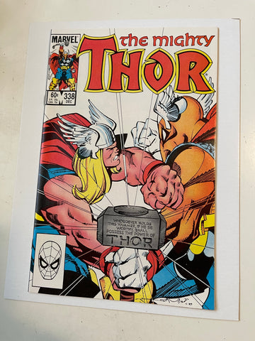 Thor #338 2nd Beta Ray Bill high grade comic 1985