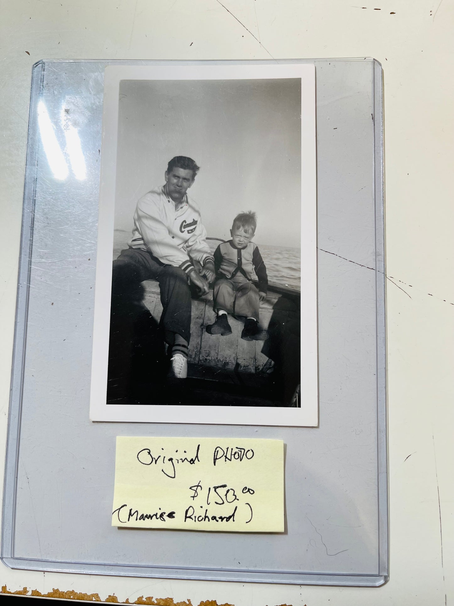 Maurice Richard hockey legend rare original photograph 1950s