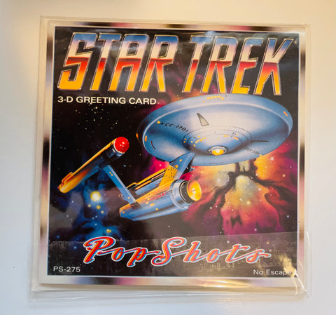 Star Trek pop-shots 3D greeting card 1990s ?