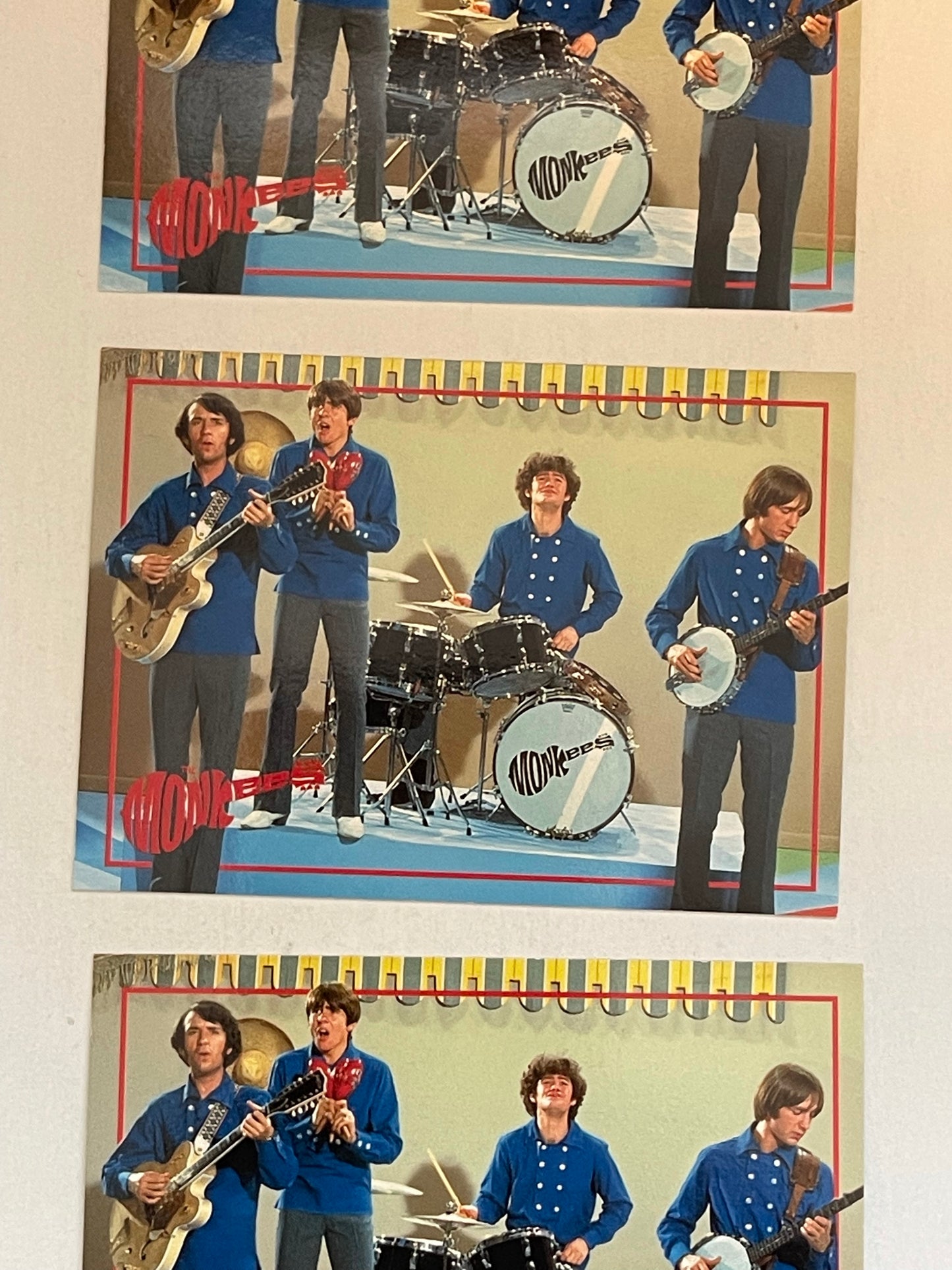 The Monkees TV show 3 limited issued card promos deal 1995