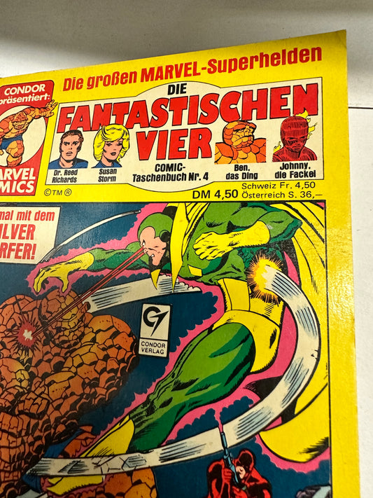 Fantastic Four rare vintage Marvel German comic book 1981