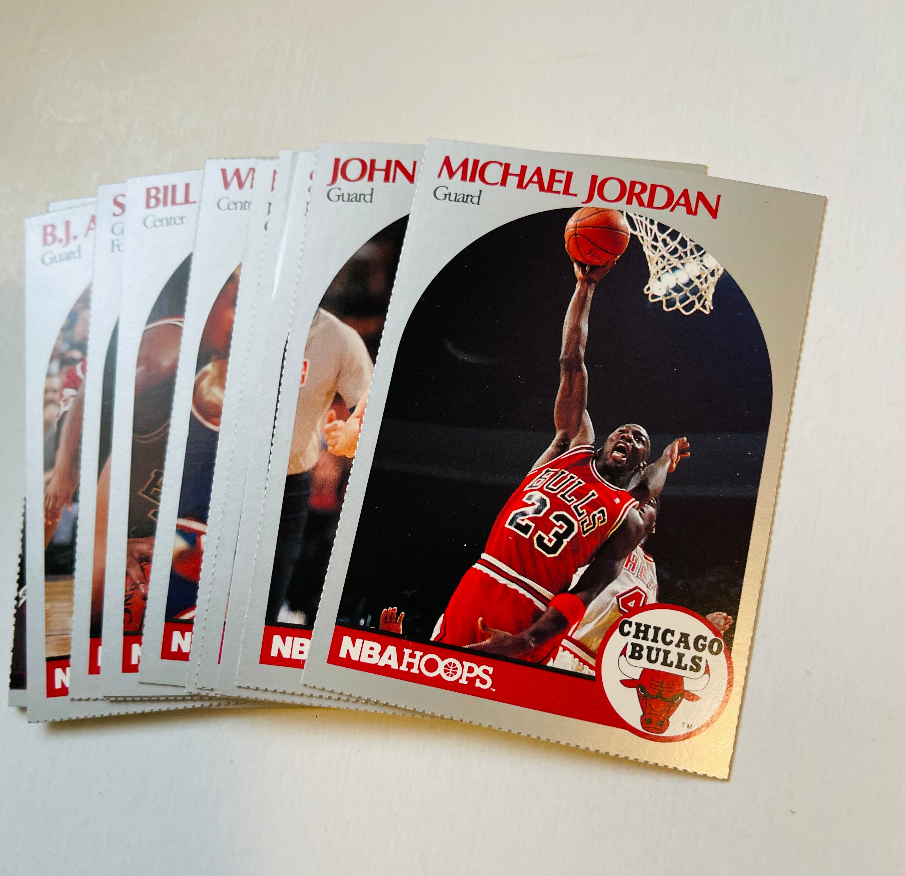 Osco Drugstore Chicago Bulls limited issued Hoops basketball team set 1990