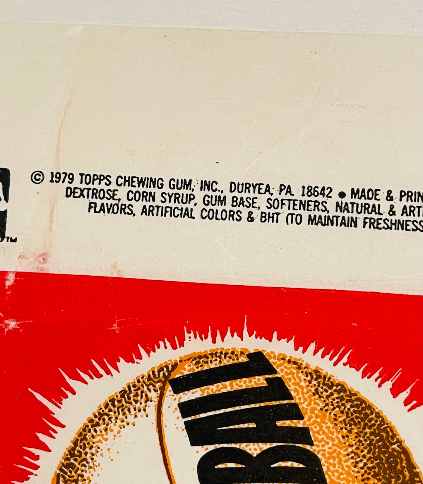 1979 NBA basketball wrapper