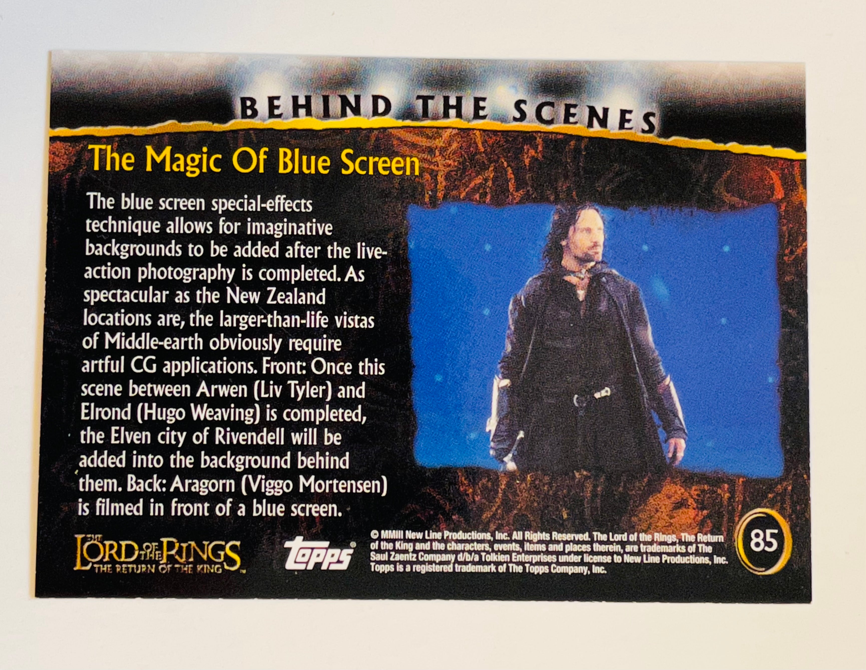 Lord of the Rings rare Liv Tyler and Hugo Weaving autograph card with COA