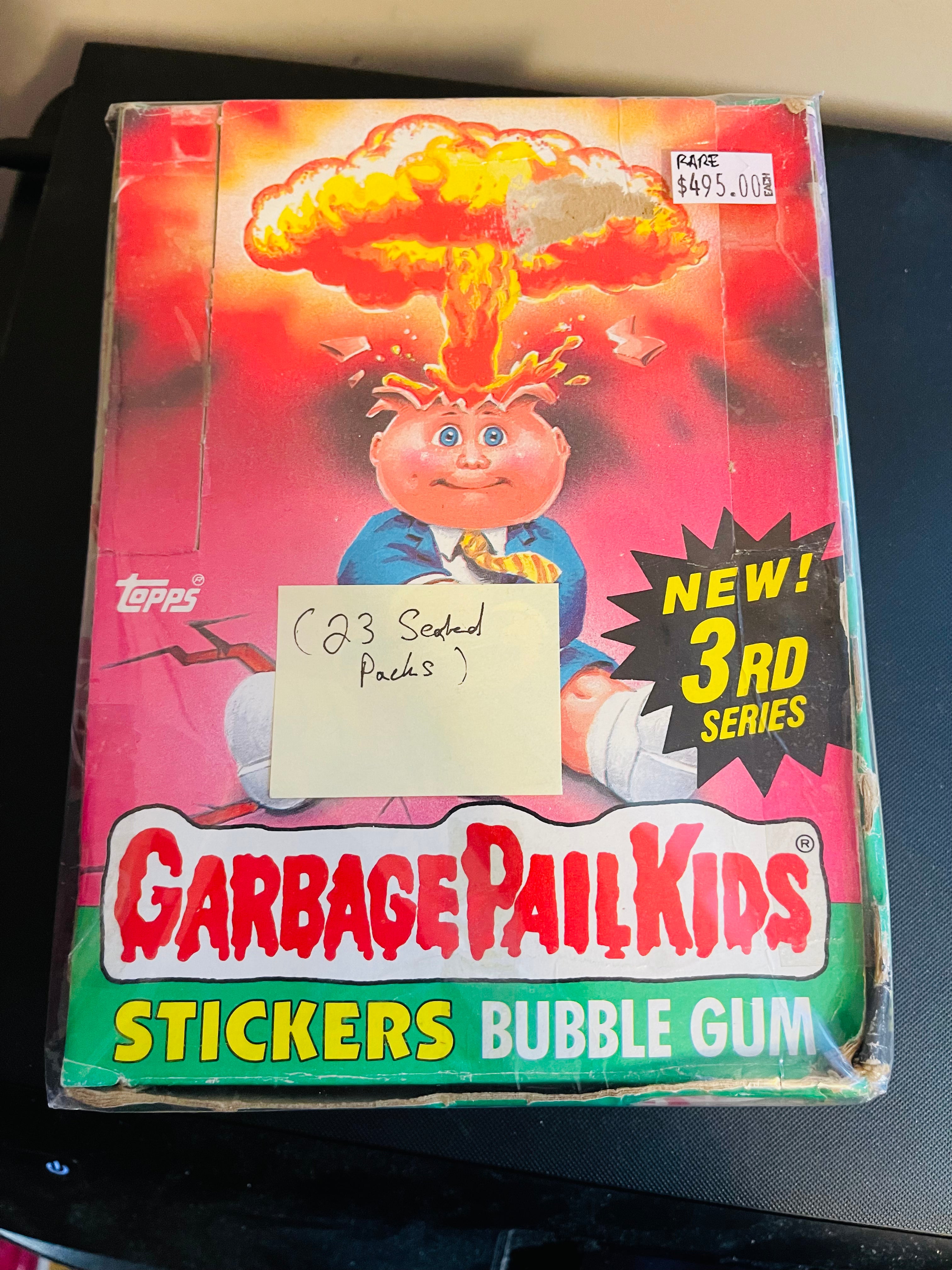 Garbage Pail Kids series 3 cards 23 sealed packs box