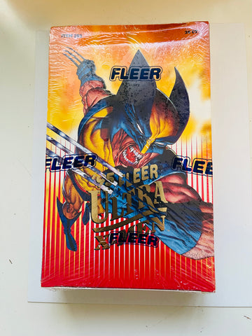 Fleer Ultra X-Men cards rare factory sealed box 1995