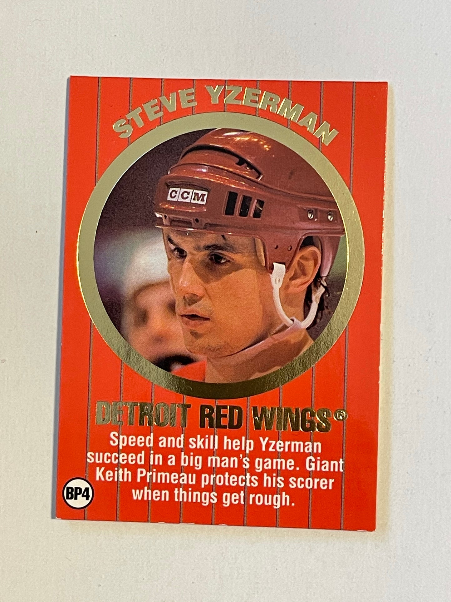 Steve Yzerman Action Packed rare test issued hockey card 1994