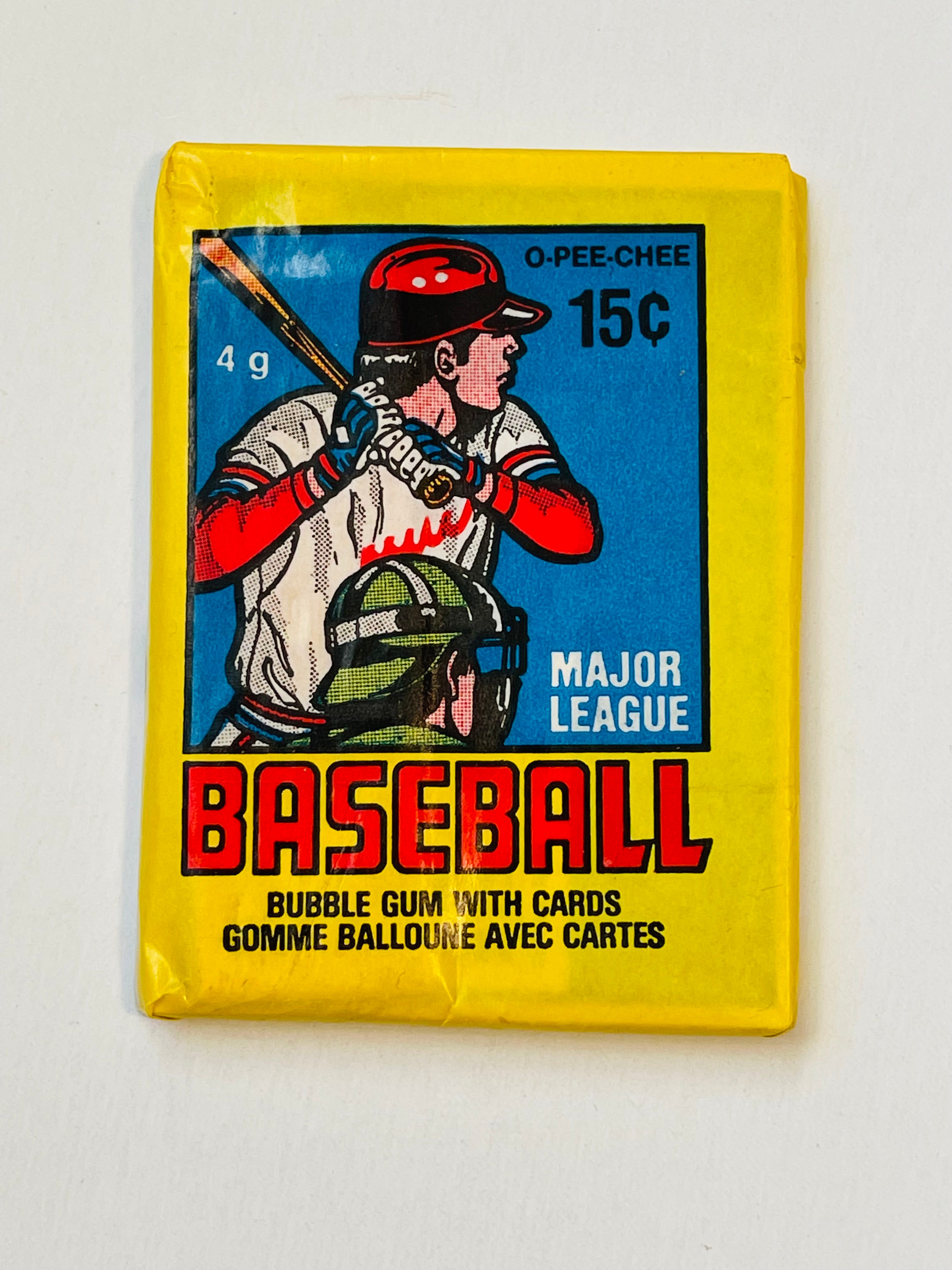 1979 Opc baseball cards rare sealed pack