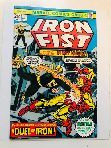 Iron Fist #1 high grade comic book 1975