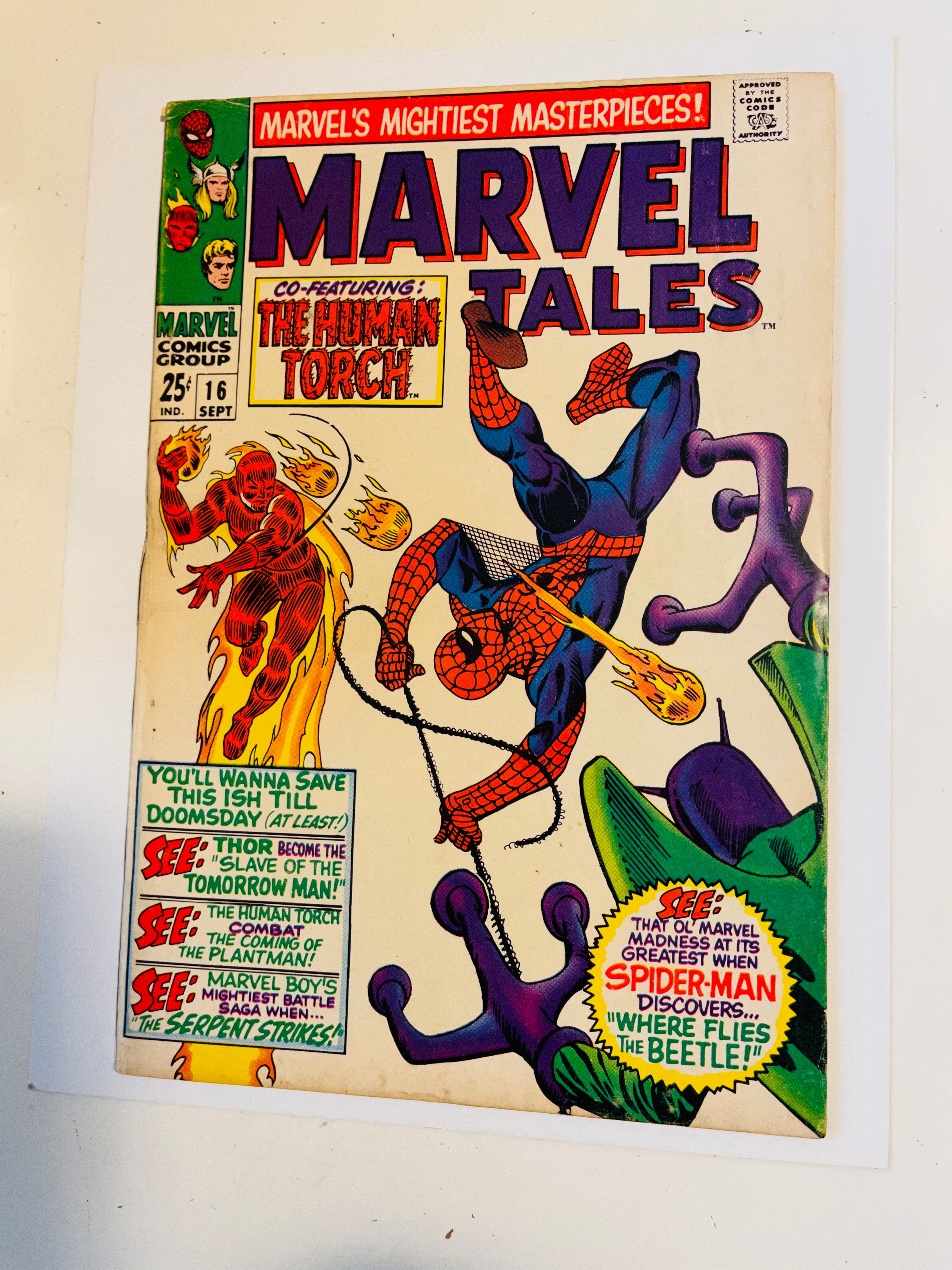 Marvel Tales #16 vg condition comic book 1960s