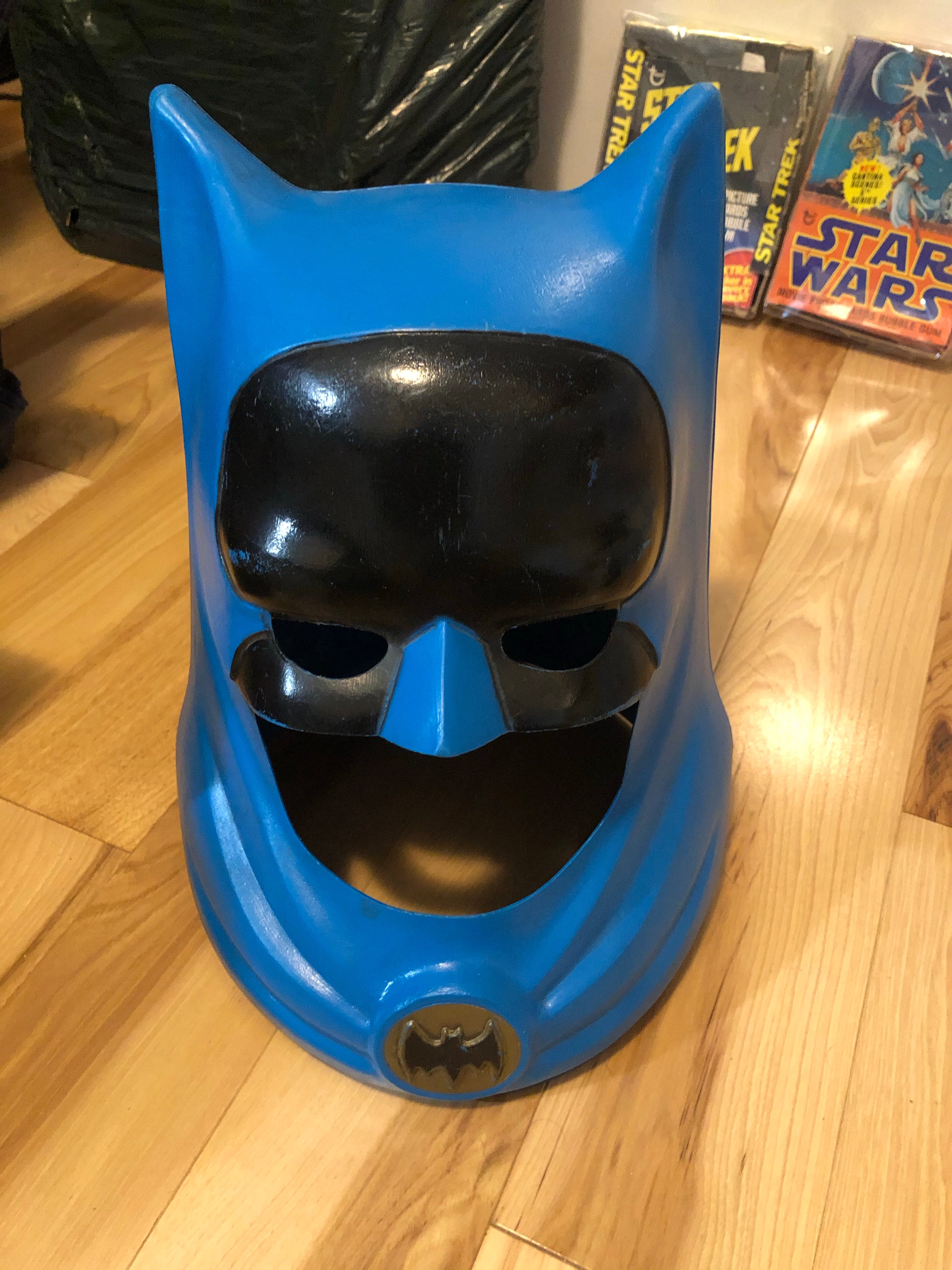 1966 Ideal toys Rare original Batman plastic toy helmet