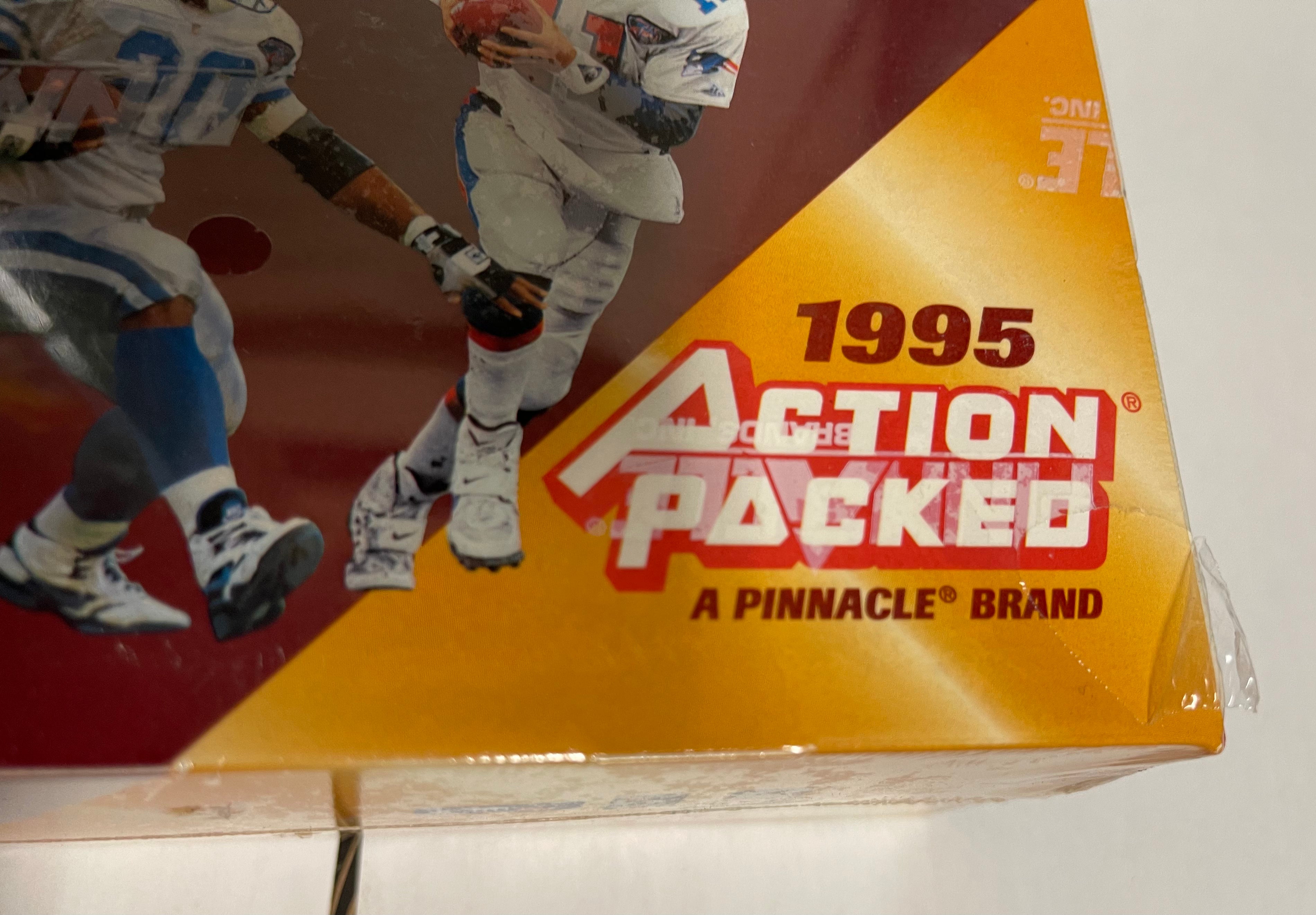 Action Packed football cards rare factory sealed box 1995