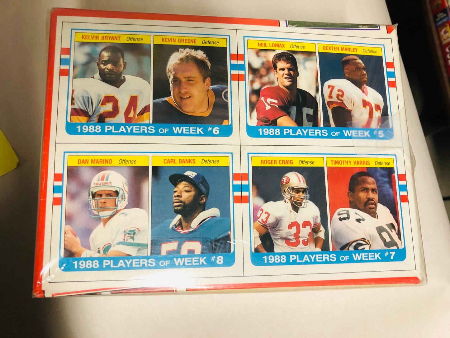 1989 Topps Football cards 36 packs box