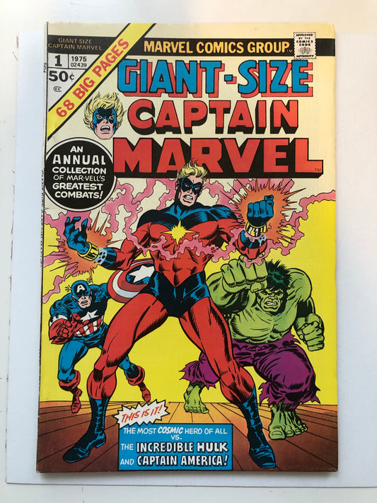 Captain Marvel Giant size #1 comic book 1975