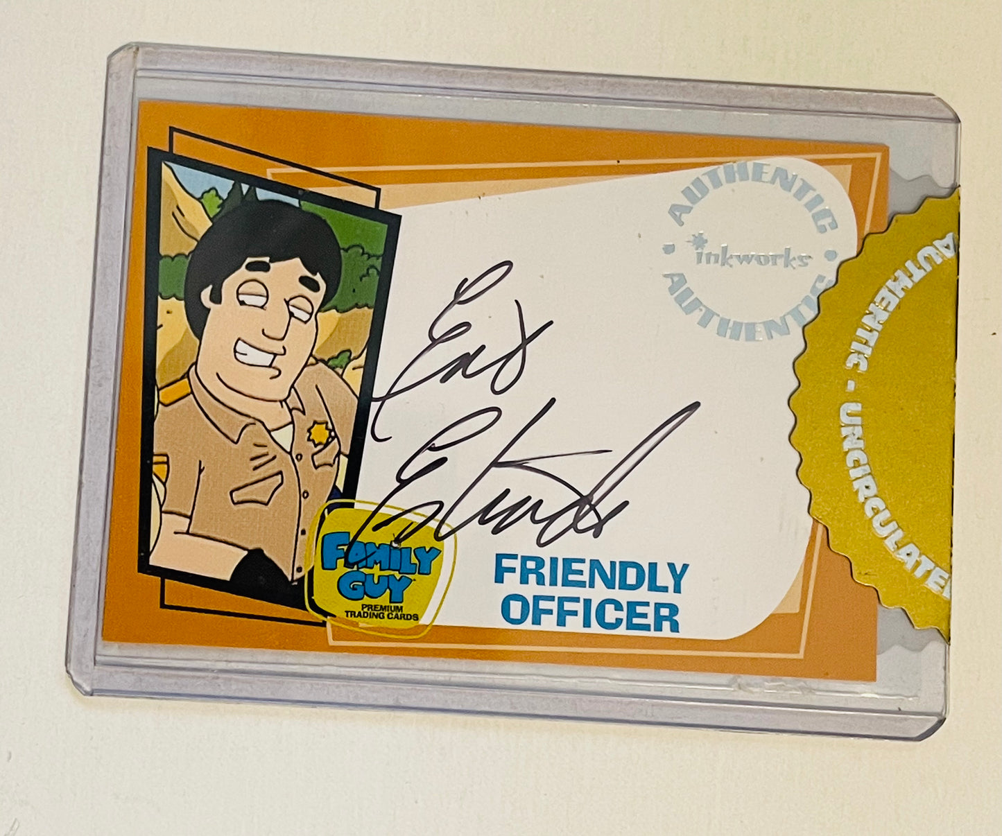 Erik Estrada Family Guy autograph insert card