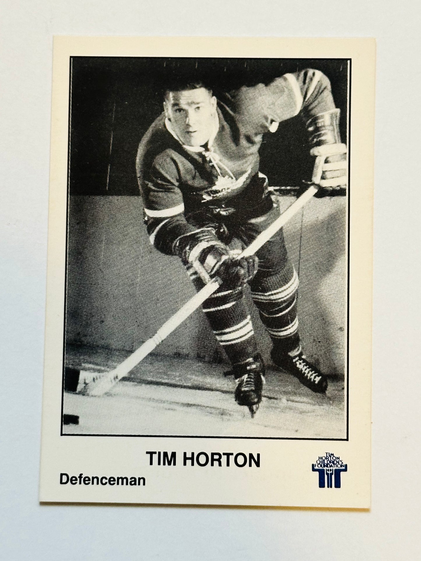 Tim Horton special limited issued card 1991