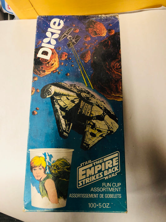 Star Wars Empire strikes back full Dixie Cups box 1981