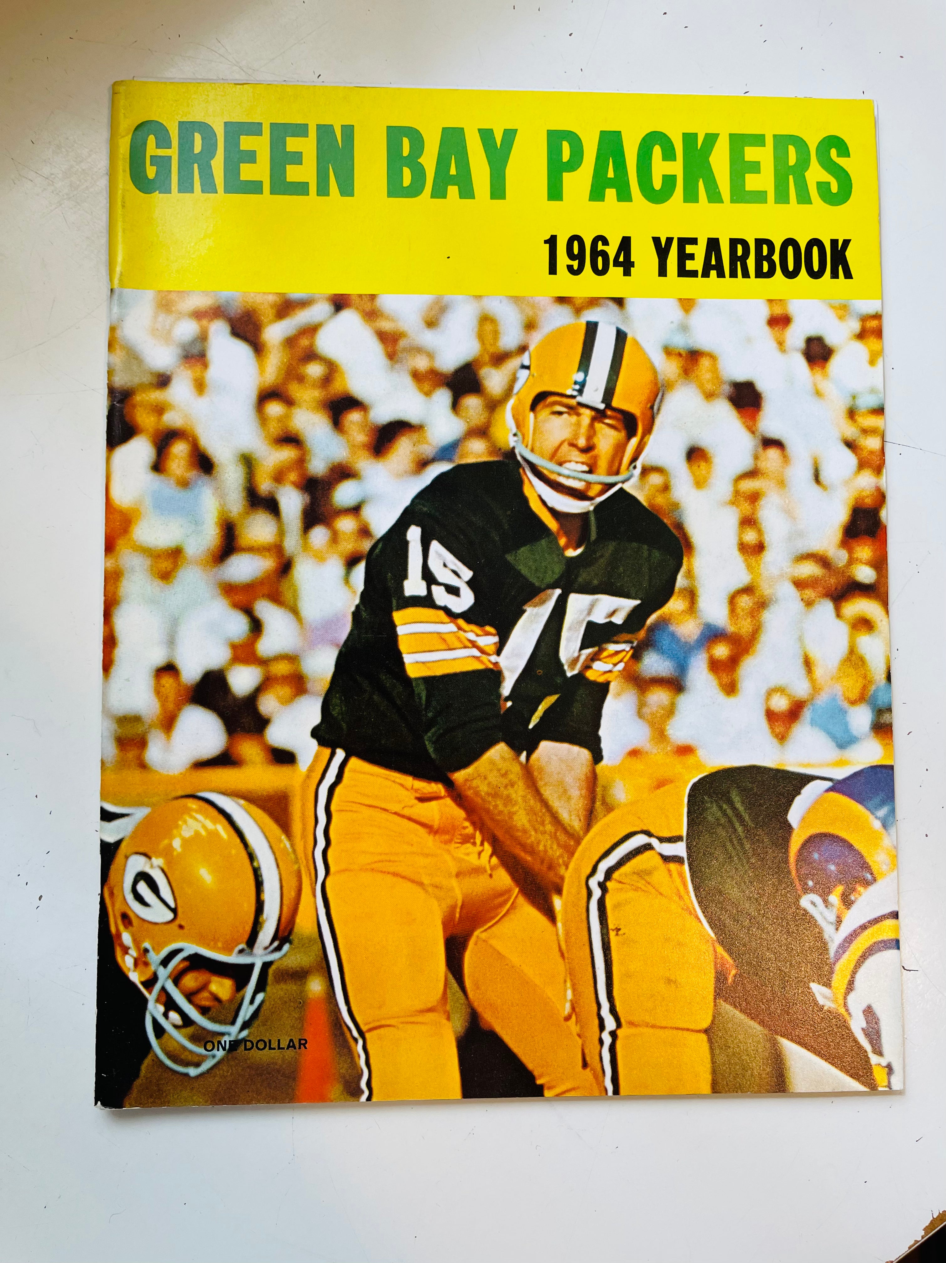 1964 Green Bay Packers rare football yearbook
