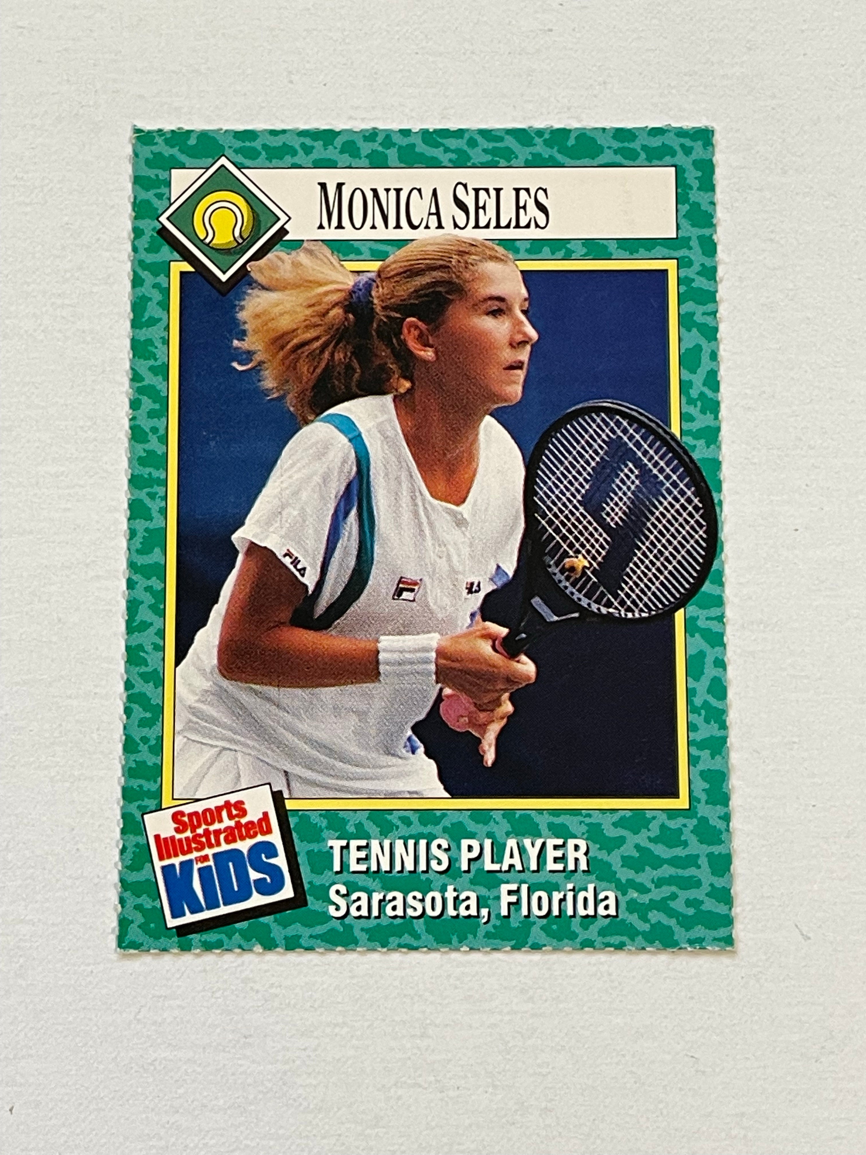 Tennis Monica Seles rare rookie card