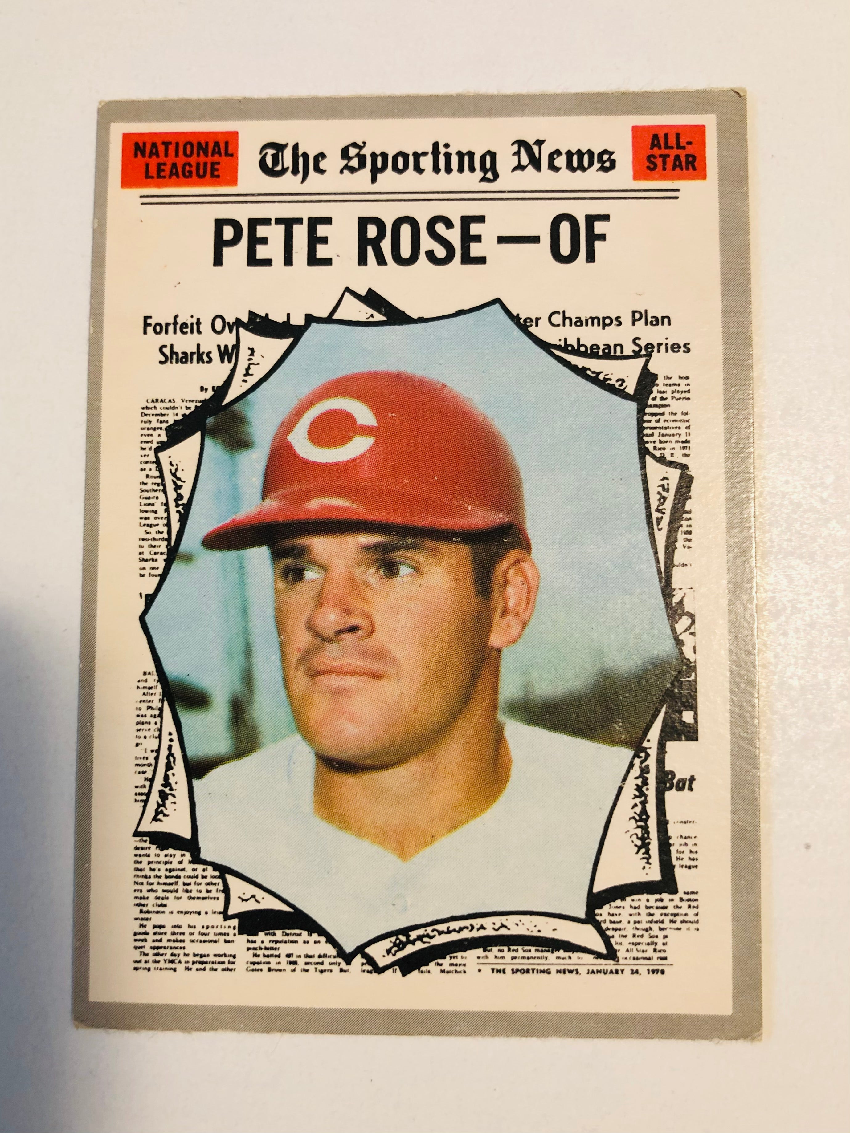 Pete Rose opc baseball high grade card 1970