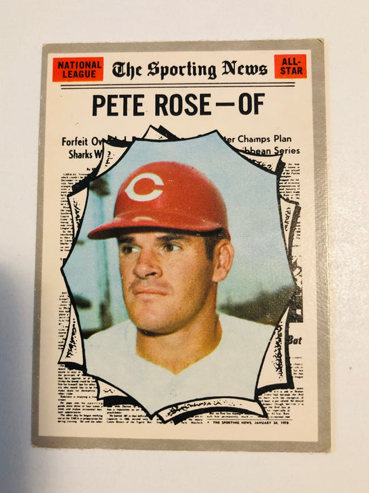 Pete Rose opc baseball high grade card 1970