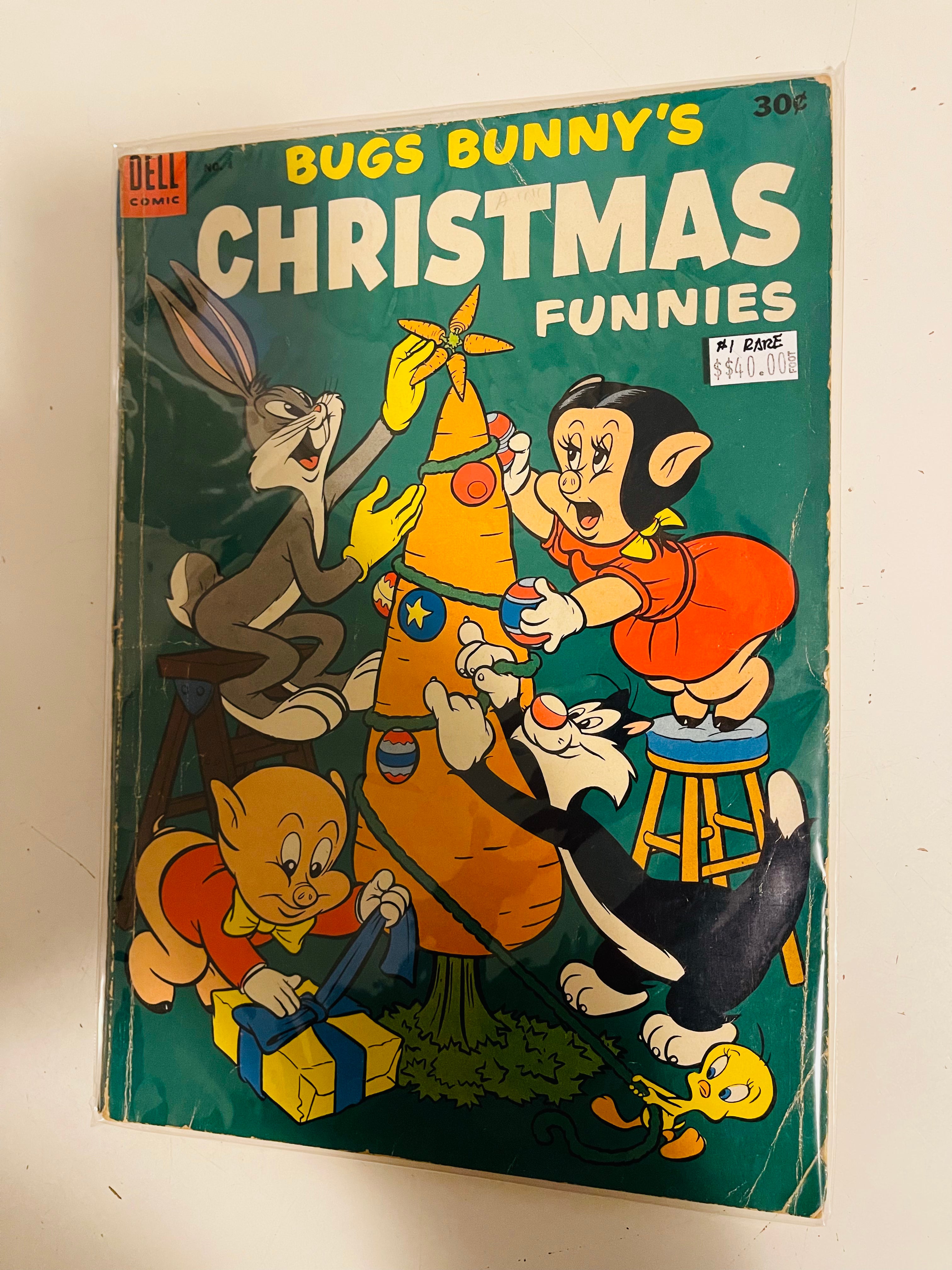Bugs Bunny Christmas funnies Giant size comic 1953