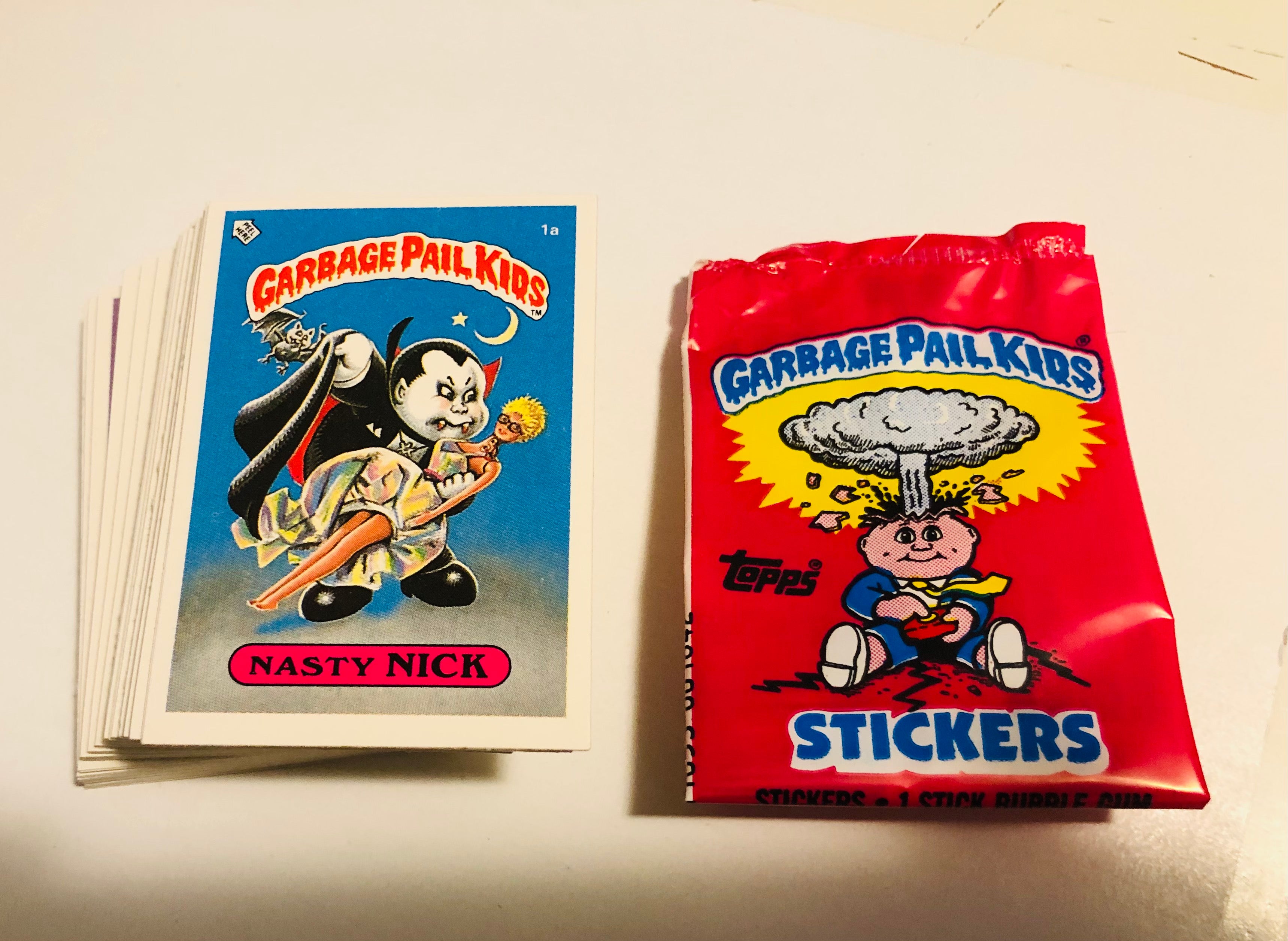 1985 Topps Garbage Pail Kids series 1 rare UK version A and B series set