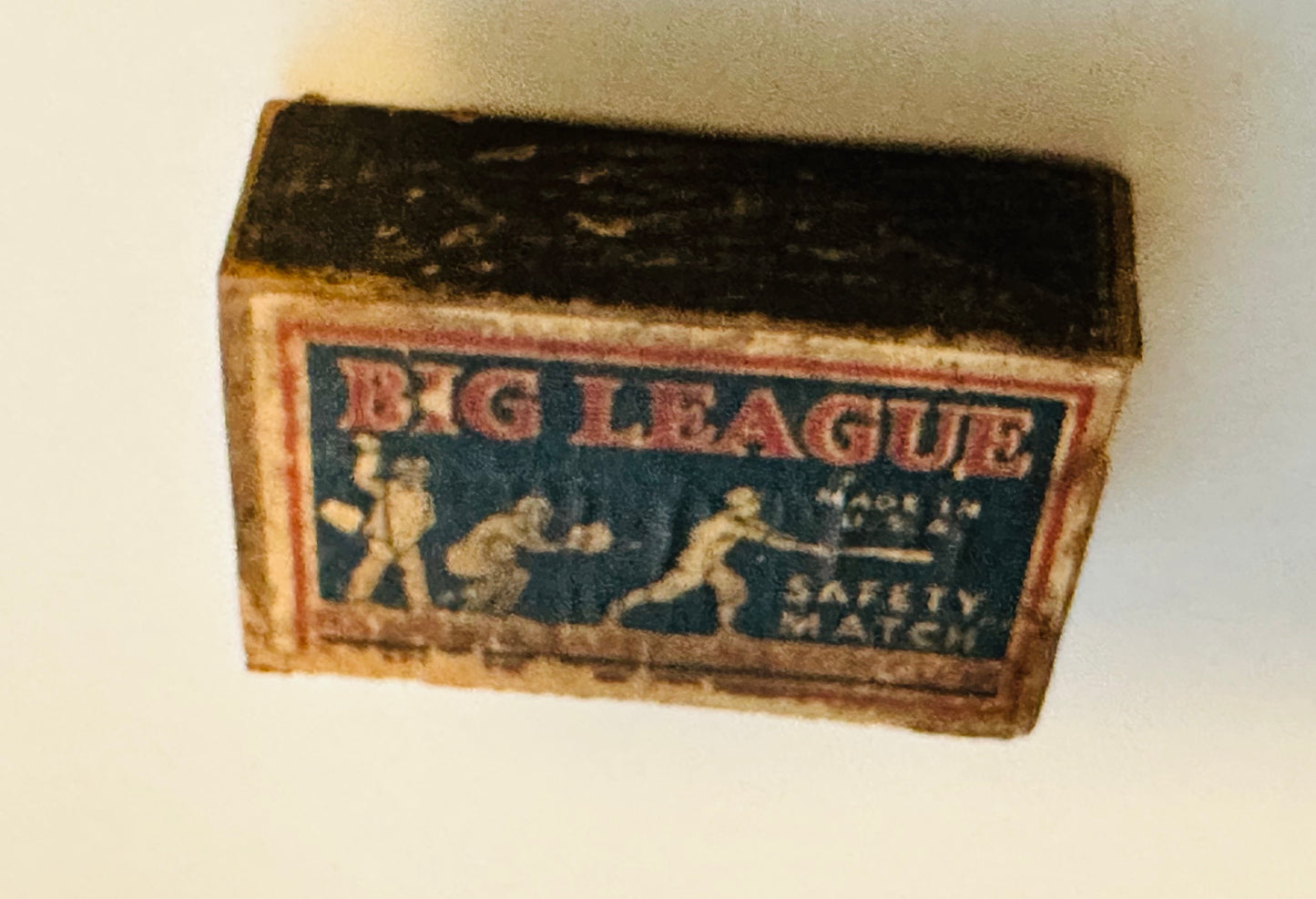 Baseball rare empty vintage match box 1910-1916?