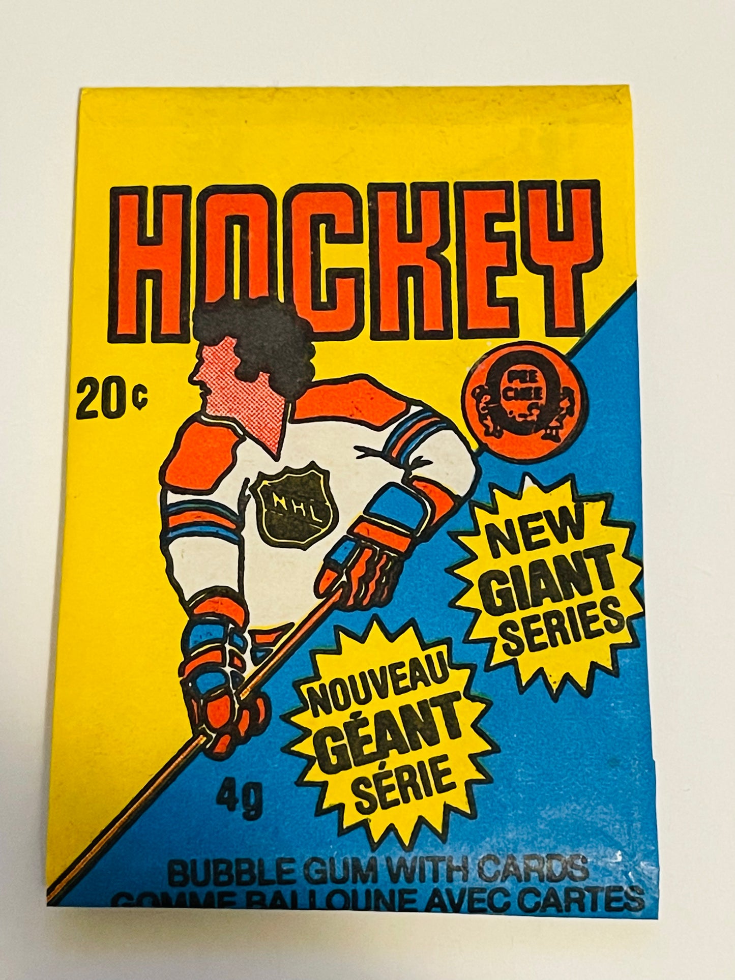 1980-81 Opc hockey rare wrapper