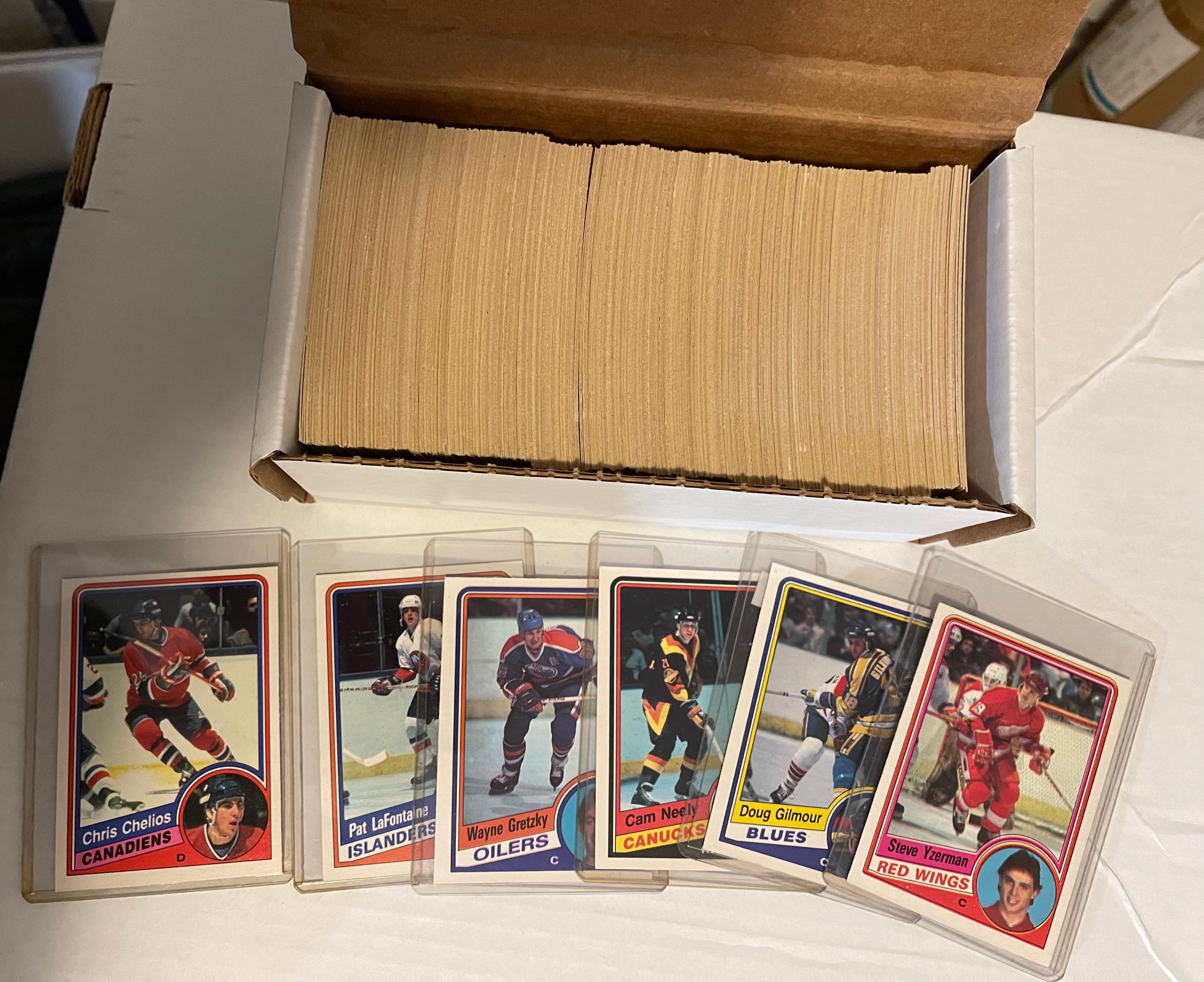 1984-85 Opc hockey cards set high grade condition